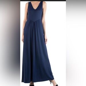 Denim 24/7 Navy Blue Maxi Dress